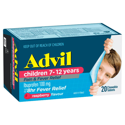 Advil Children 7-12 Years Chewable Tablets 20