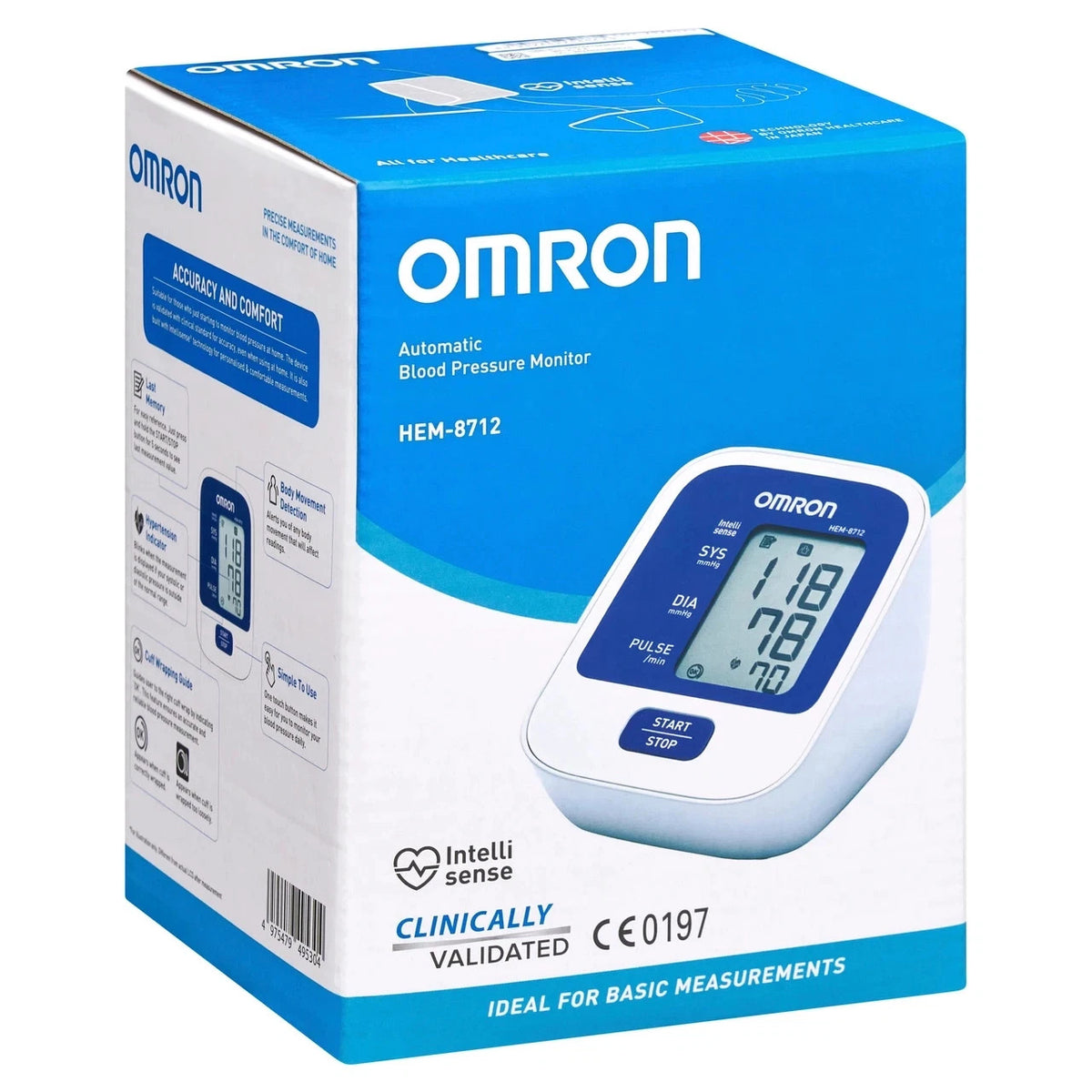 Omron Basic Blood Pressure Monitor HEM8712