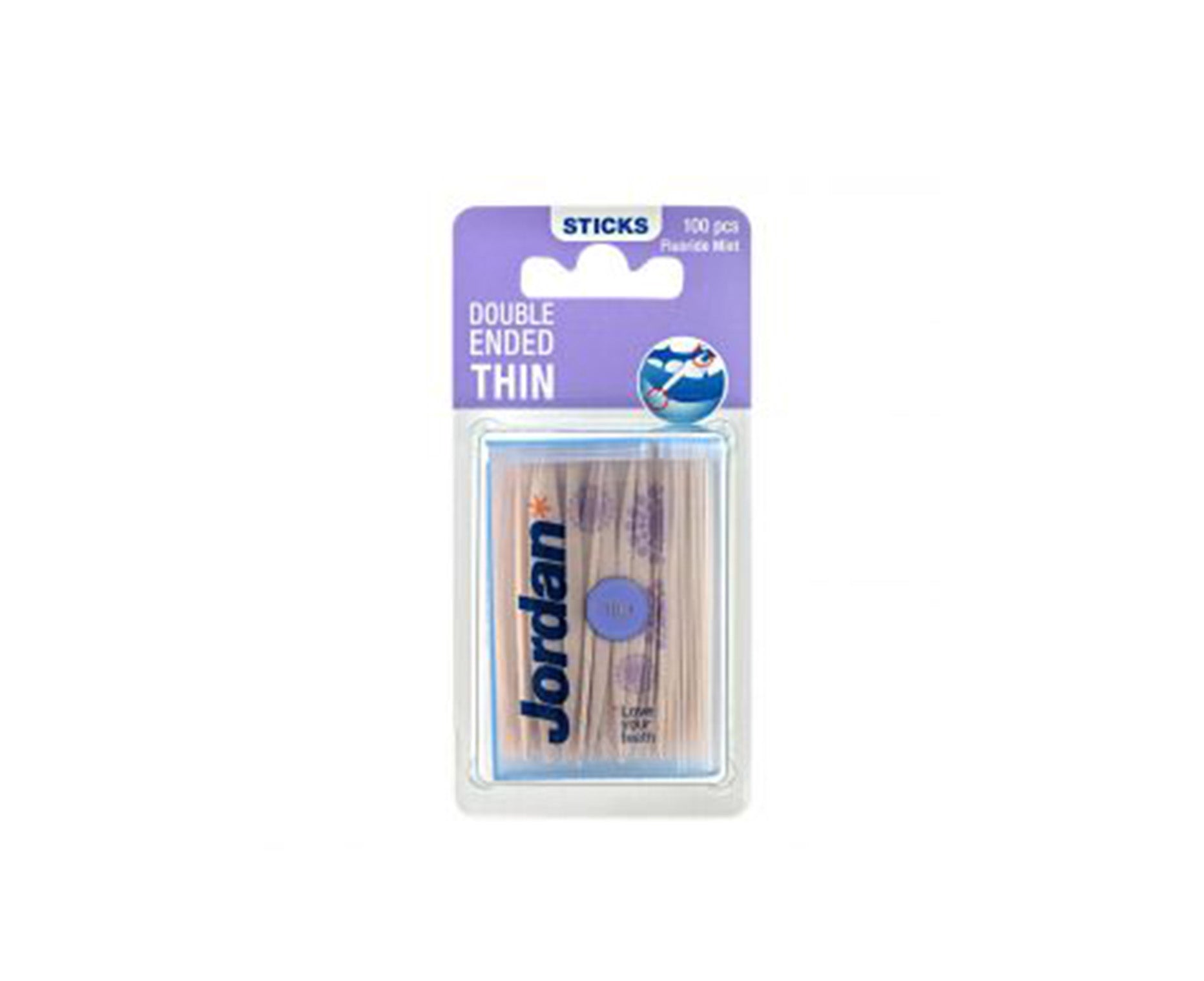 Jordan Double Ended Thin Toothpicks 100