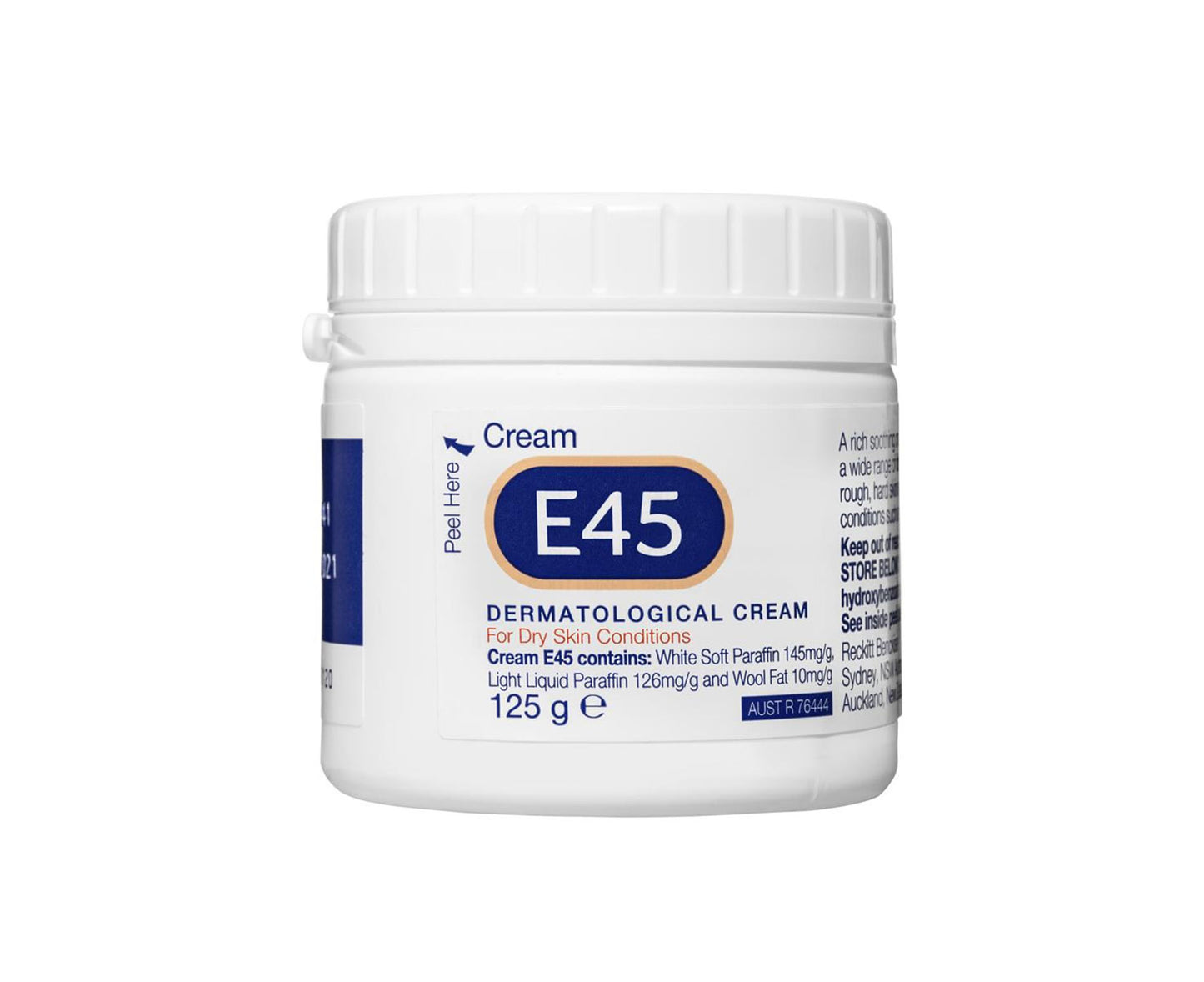 E45 Mositurising Cream 125g