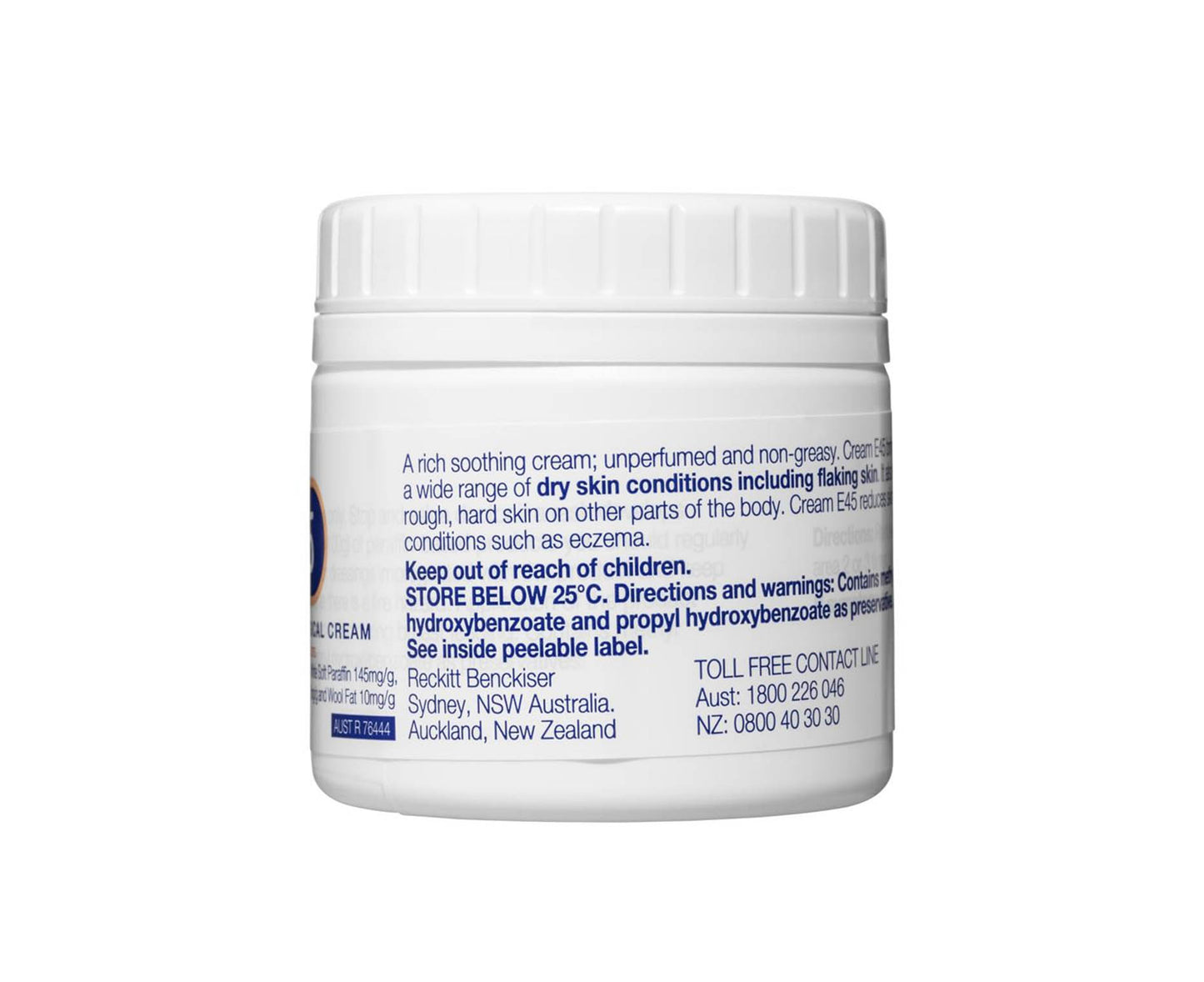 E45 Mositurising Cream 125g