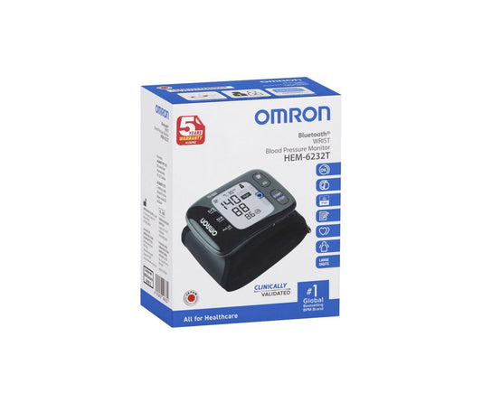 Omron HEM-6232T Bluetooth Wrist Blood Pressure Monitor