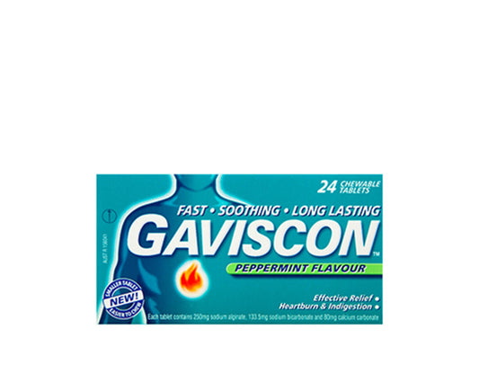 Gaviscon Peppermint Chewable Tablets 24