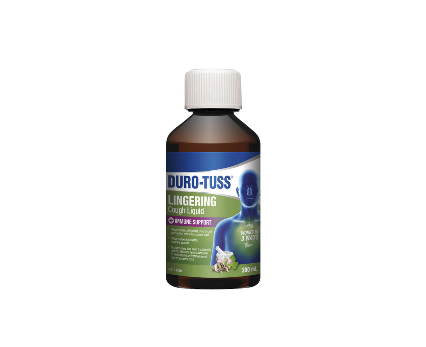 Durotuss Lingering Cough + Immune Support 200mL