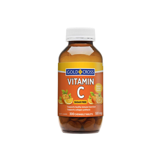 Gold Cross Vitamin C Chewable Tablets 300