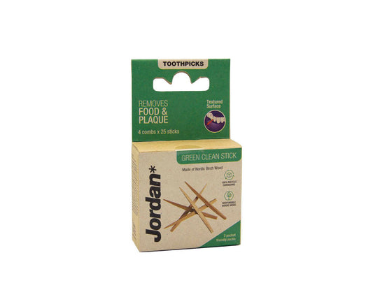 Jordan Green Clean Dental Toothpicks 100 Sticks