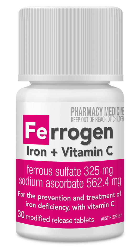 Ferrogen Iron + Vitamin C Tablets 30