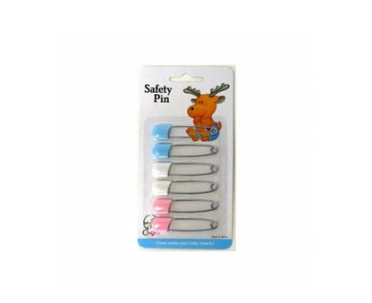 Cheer Baby Diaper Pin 6 Pack