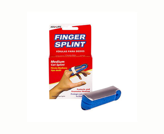 Acu-Life Cot Finger Splint Medium 1 Pack