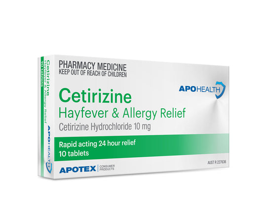 APH Cetirizine Hayfever & Allergy Tablets 10