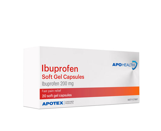APH Ibuprofen 200mg Gel Capsule 20