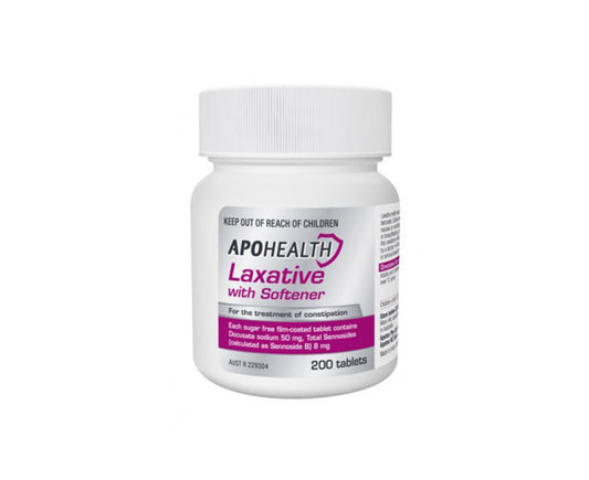 Apohealth Laxative with Softener Tablets 200