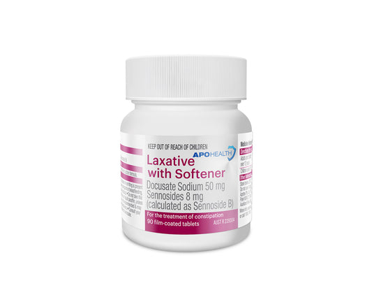 Apohealth Laxative with Softener Tablets 90