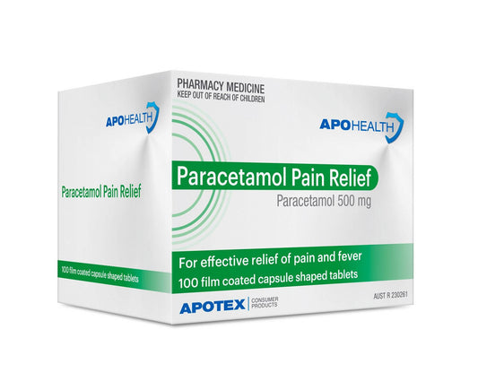APH Paracetamol Pain Relief Tablets 100