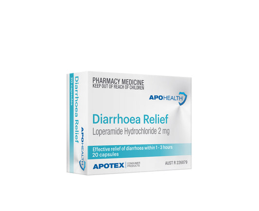 Apohealth Diarrhoea Relief 2mg Capsules 20