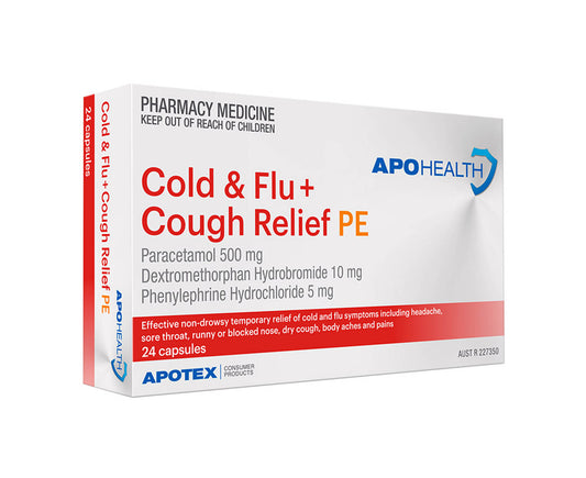 Apohealth Cold and Flu & Cough PE Capsules 48