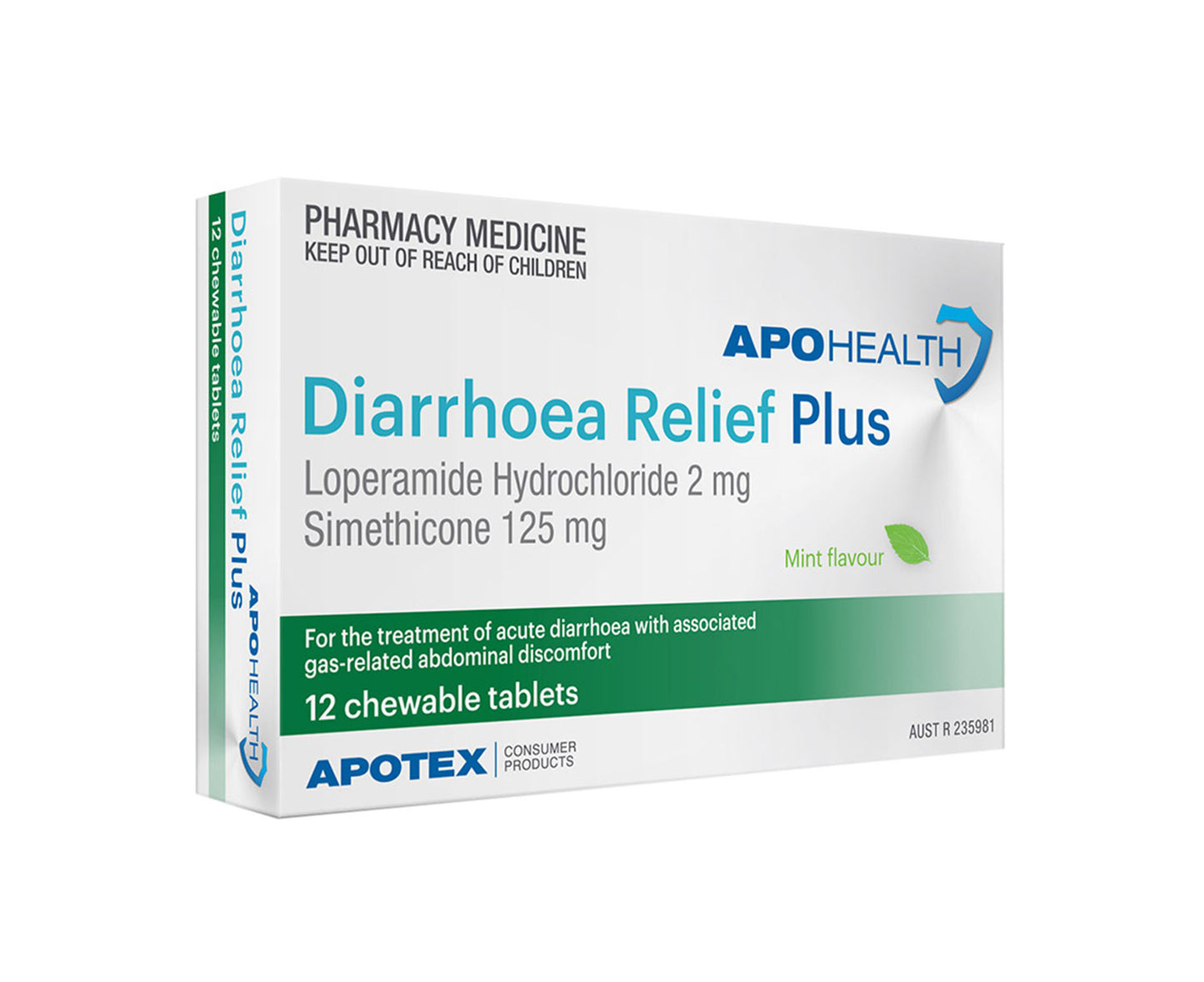 Apohealth Diarrhoea Relief Plus Chewable Tablets 12