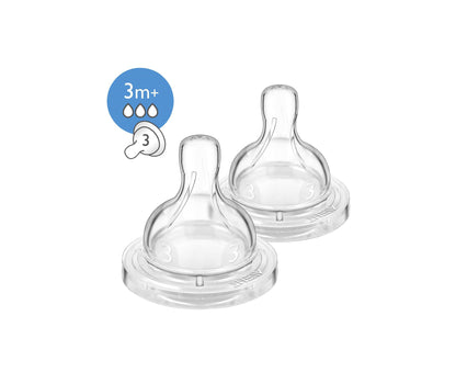 Avent Anti-Colic Medium Flow Teat Twin Pack