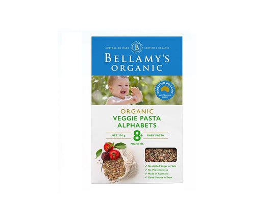 Bellamy's Organic Veggie Pasta Alphabets 200g