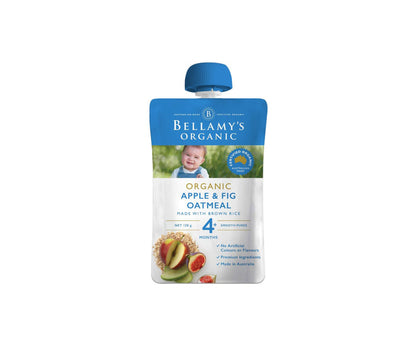 Bellamy's Organic Apple & Fig Oatmeal 120g