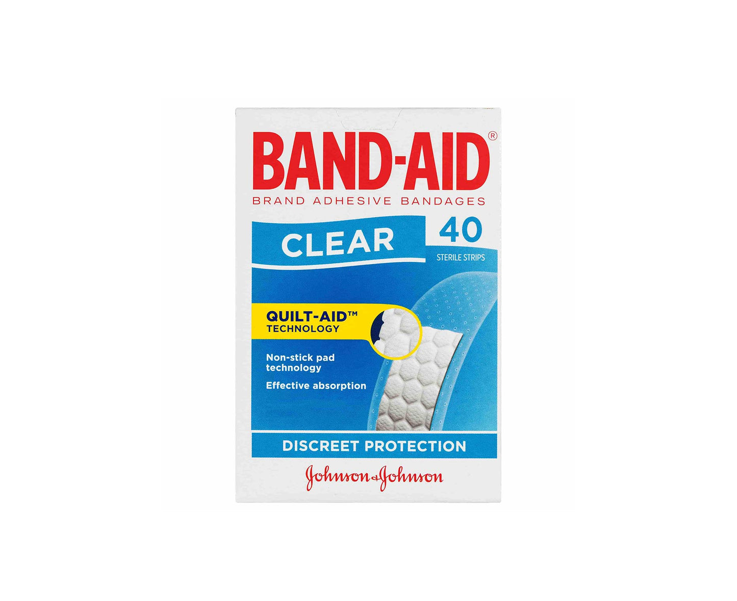 Band Aid Clear Strips 40