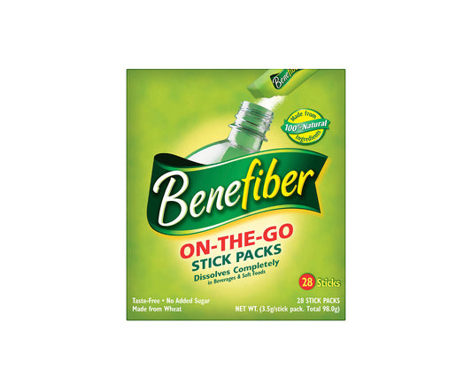 Benefiber On The Go Stick Packs 28 Dose 98g