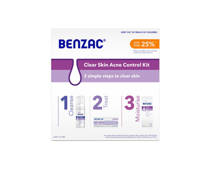 Benzac Clear Skin Acne Control Kit