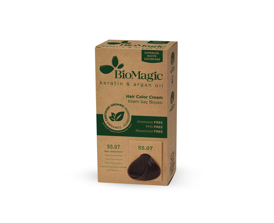 BioMagic Hair Colour Cream 55.07 Intense Chocolate Brown