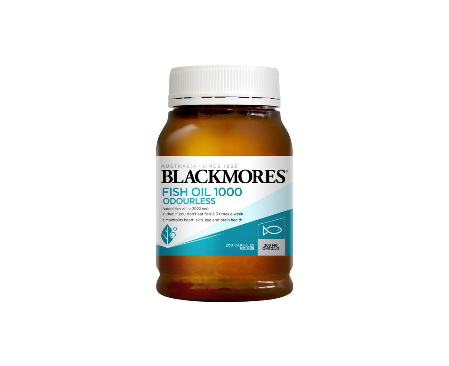 Blackmores Odourless Fish Oil 1000mg 200 Capsules