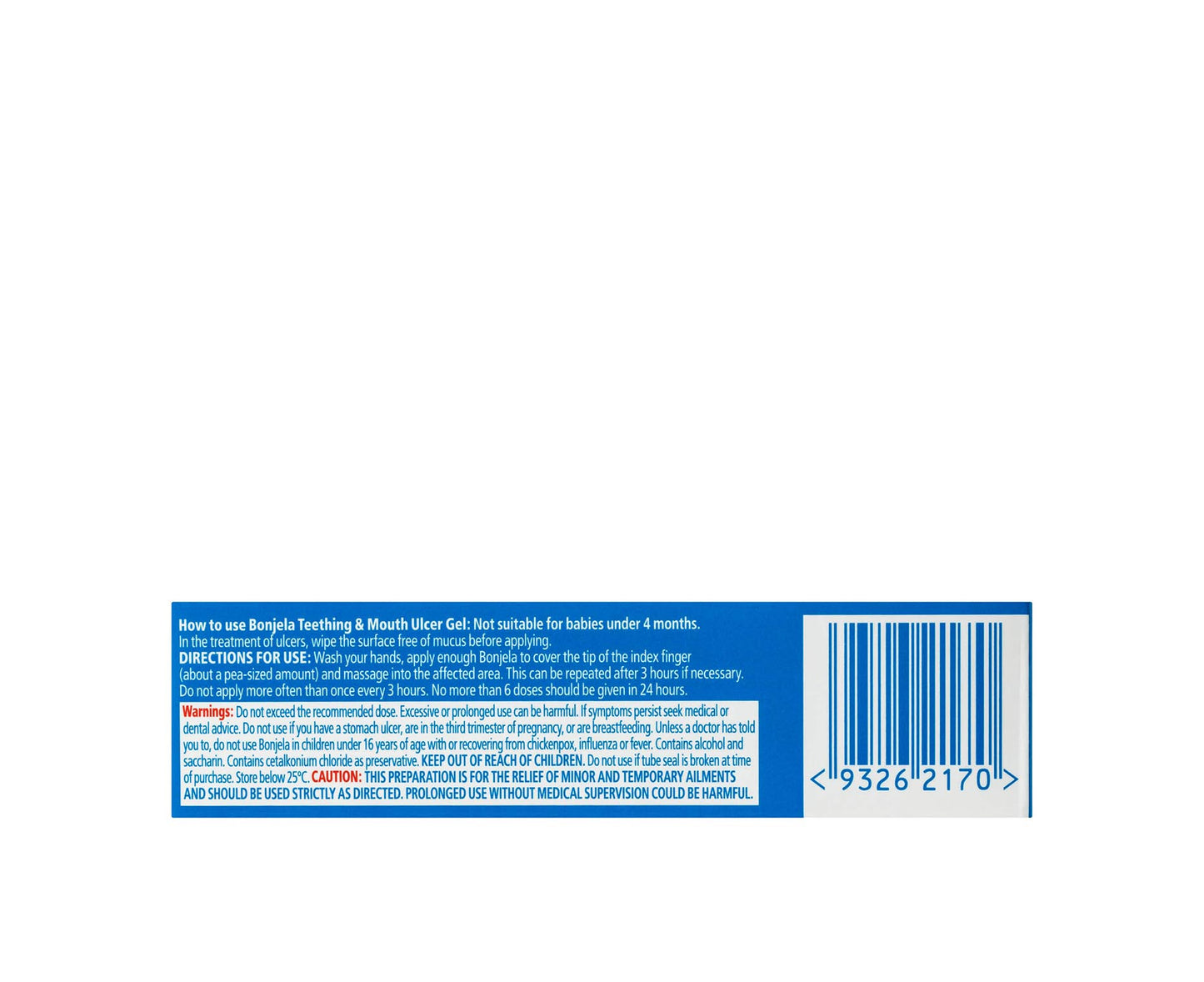 Bonjela Fast Acting Teething Gel 15g