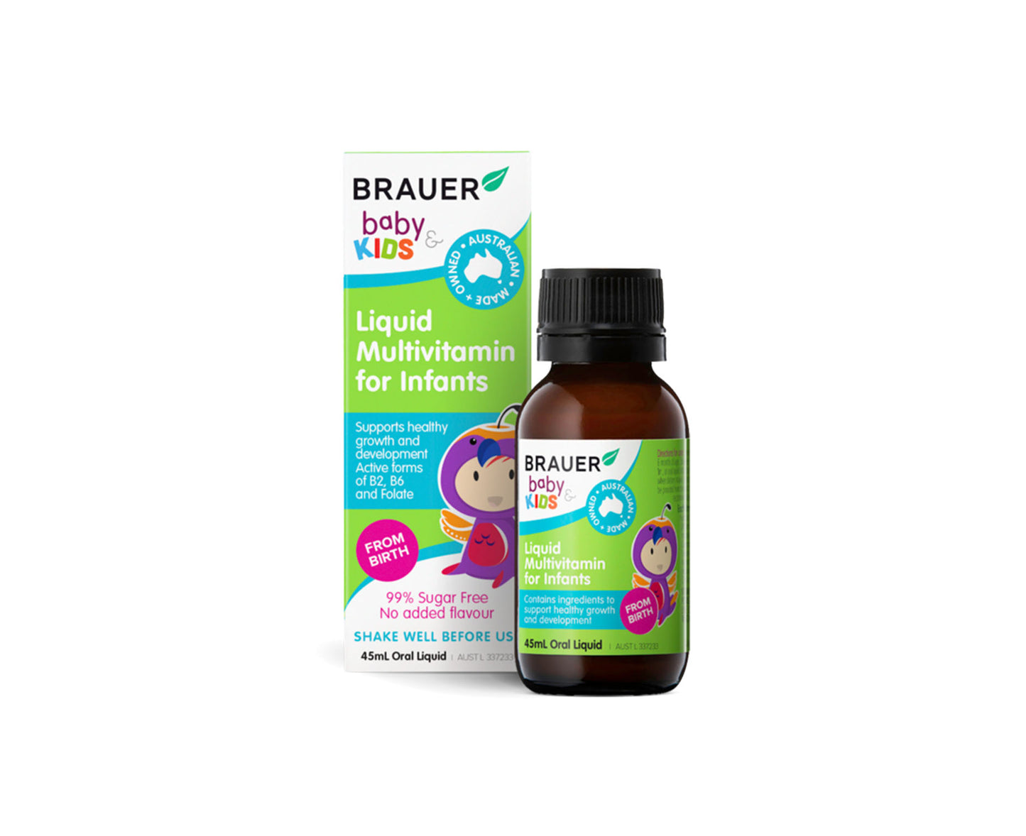 Brauer Baby & Kids Liquid Multivitamin for Infants 45mL