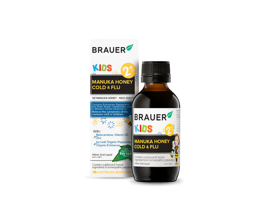 Brauer Kids Manuka Honey Cold & Flu Oral Liquid 100mL