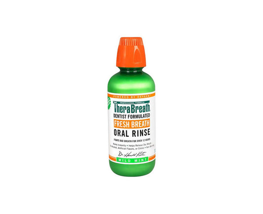 Brauer TheraBreath Mild Mint Oral Rinse 473mL