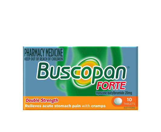 Buscopan Forte 20mg Tablets 10