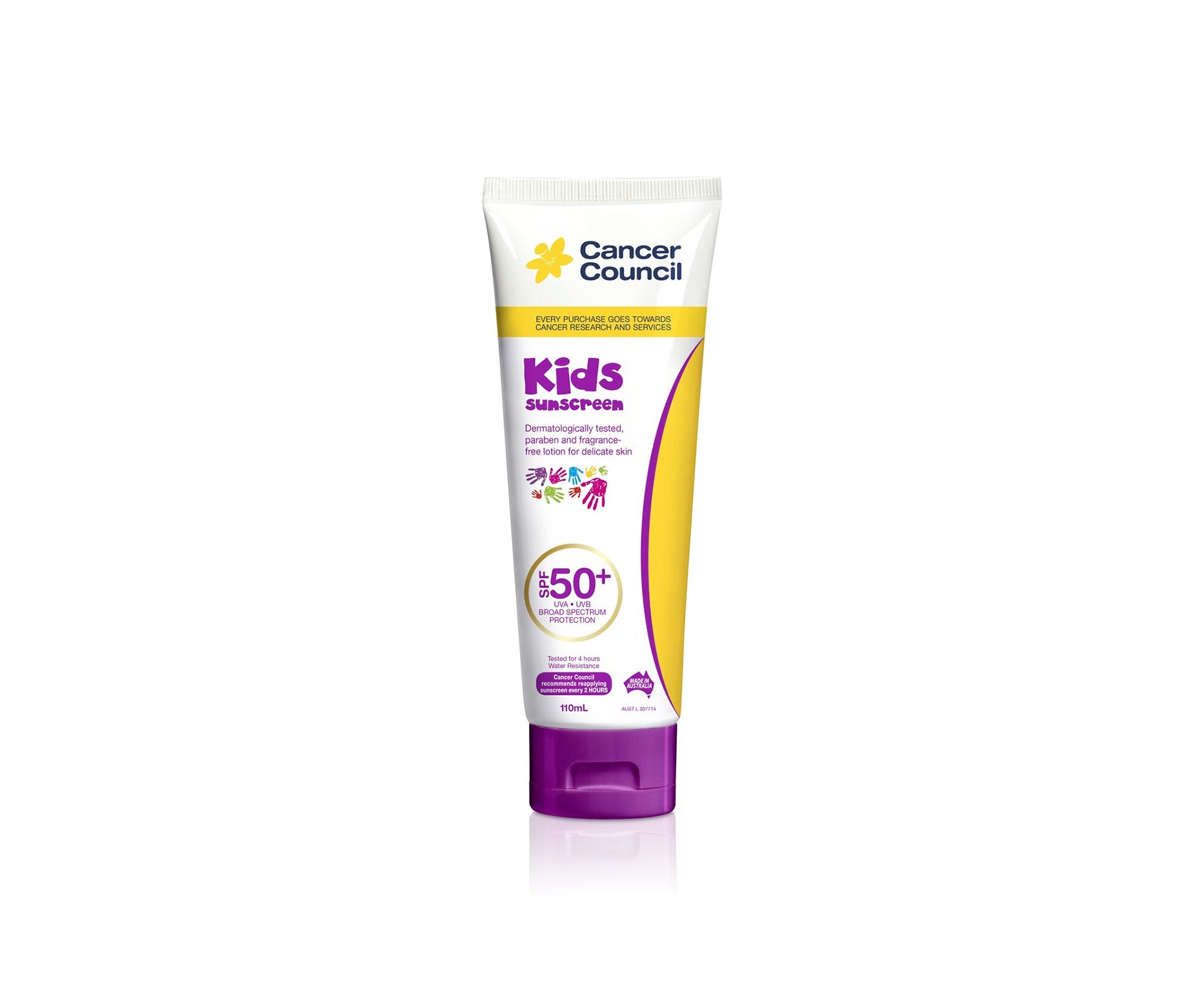 Cancer Council Sun Screen Kids Spf50+ 110mL