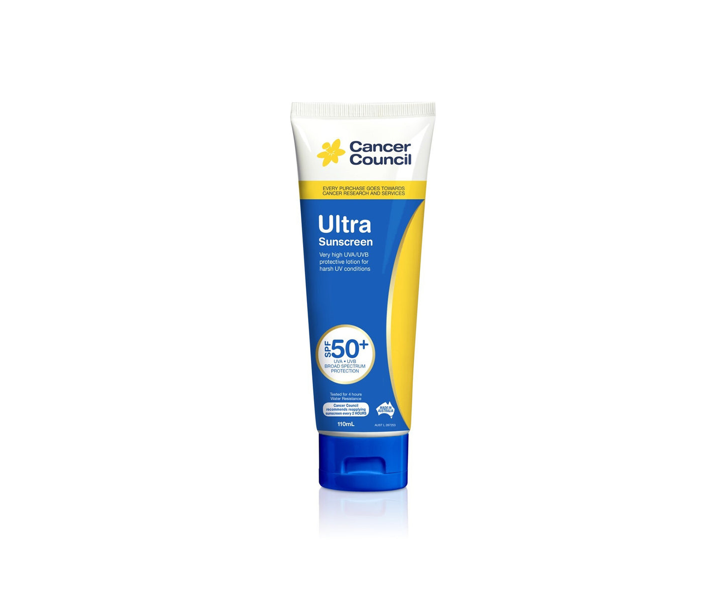 Cancer Council Sun Screen Ultra SPF50+ 110mL