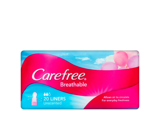 Carefree Breathable Liners 20 Pack