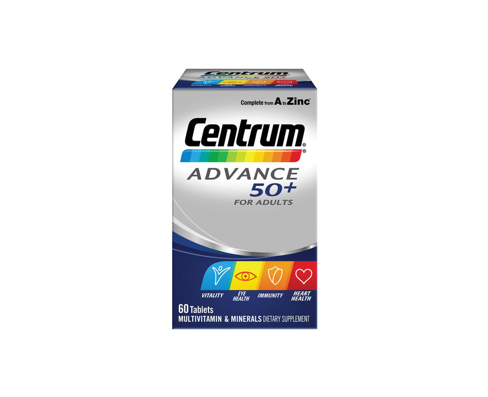 Centrum Adds Centrum Advance 50+ Tablets 60