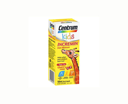 Centrum Kids Incremin Iron Mixture Cherry Flavour Oral Liquid 200mL