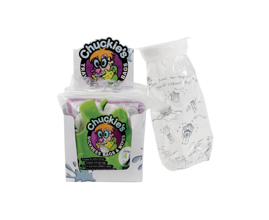 Chuckie's Sickness Bags and Wipes 1 Pack