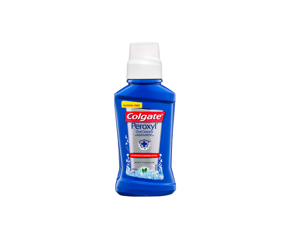 Colgate Rinses Colgate Peroxyl Rinse Mouthwash Mint Flavour 236mL