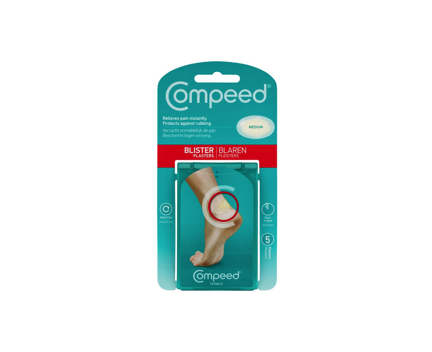 Compeed Blister Plasters Medium 5 Pack