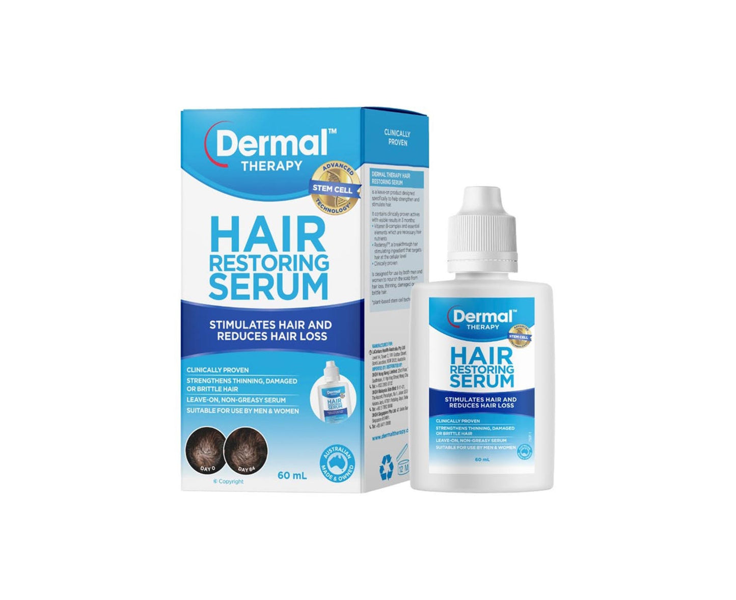 Dermal Therapy Hair Restoring Serum 60mL