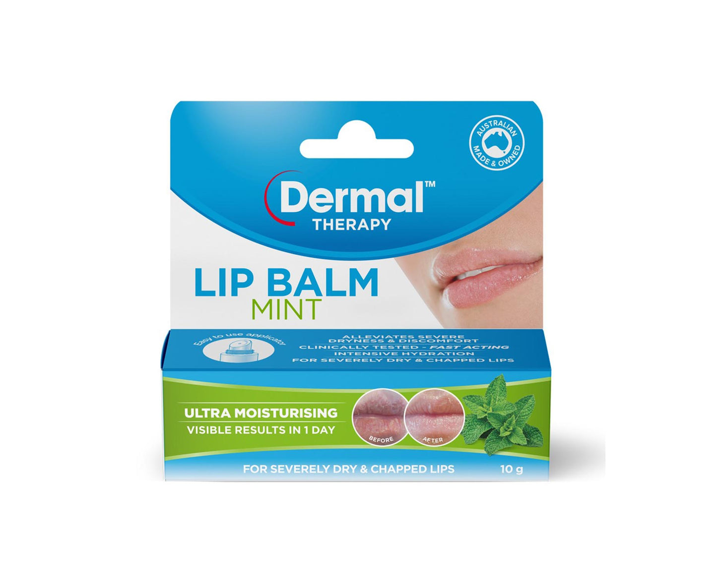 Dermal Therapy Lip Balm Mint 10g