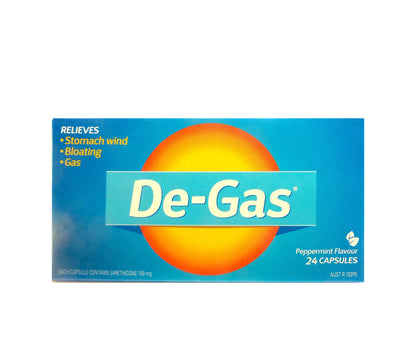 De Gas 100mg Capsules 24