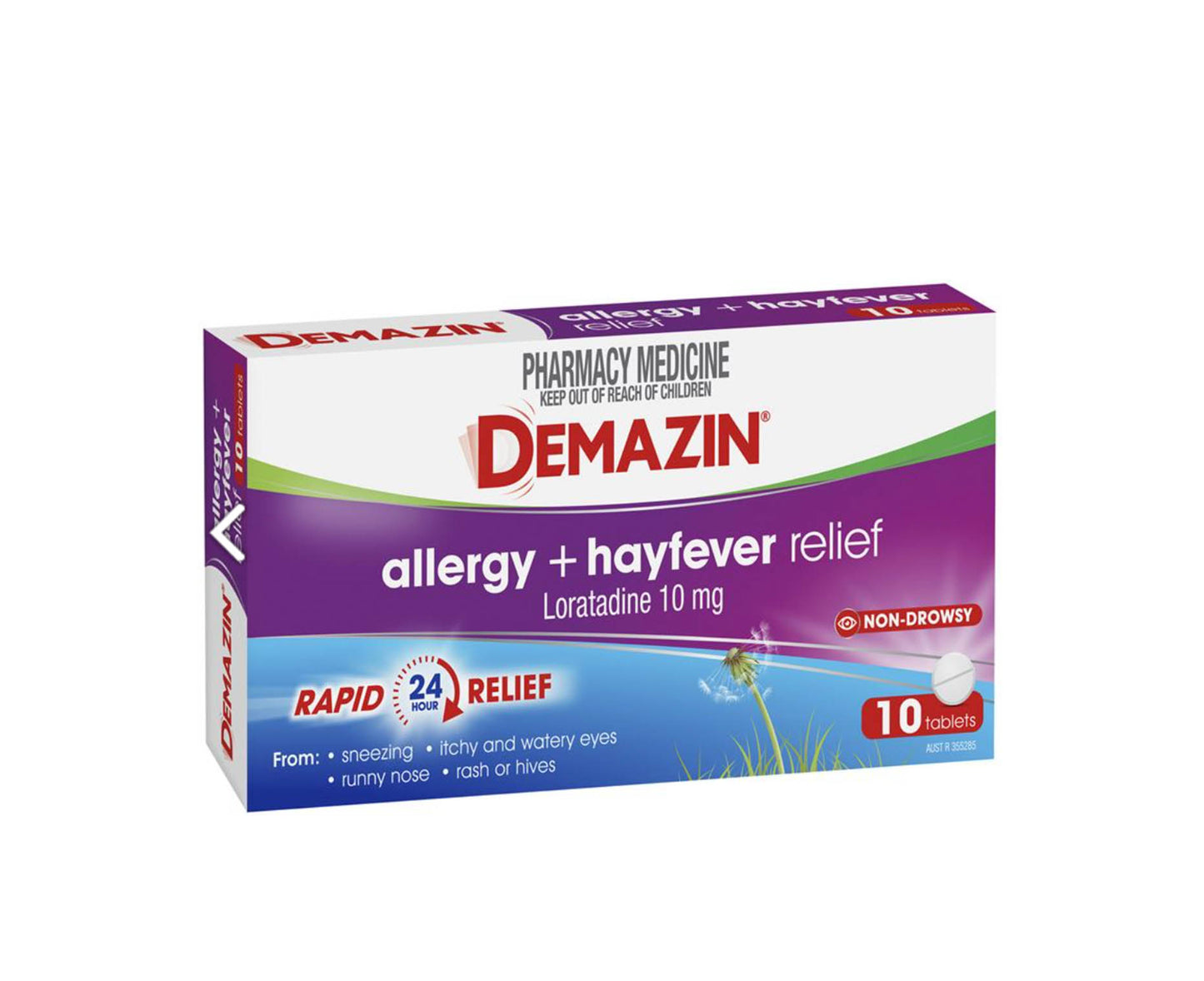 Demazin Allergy + Hayfever Relief Non-Drowsy 10 Tablets