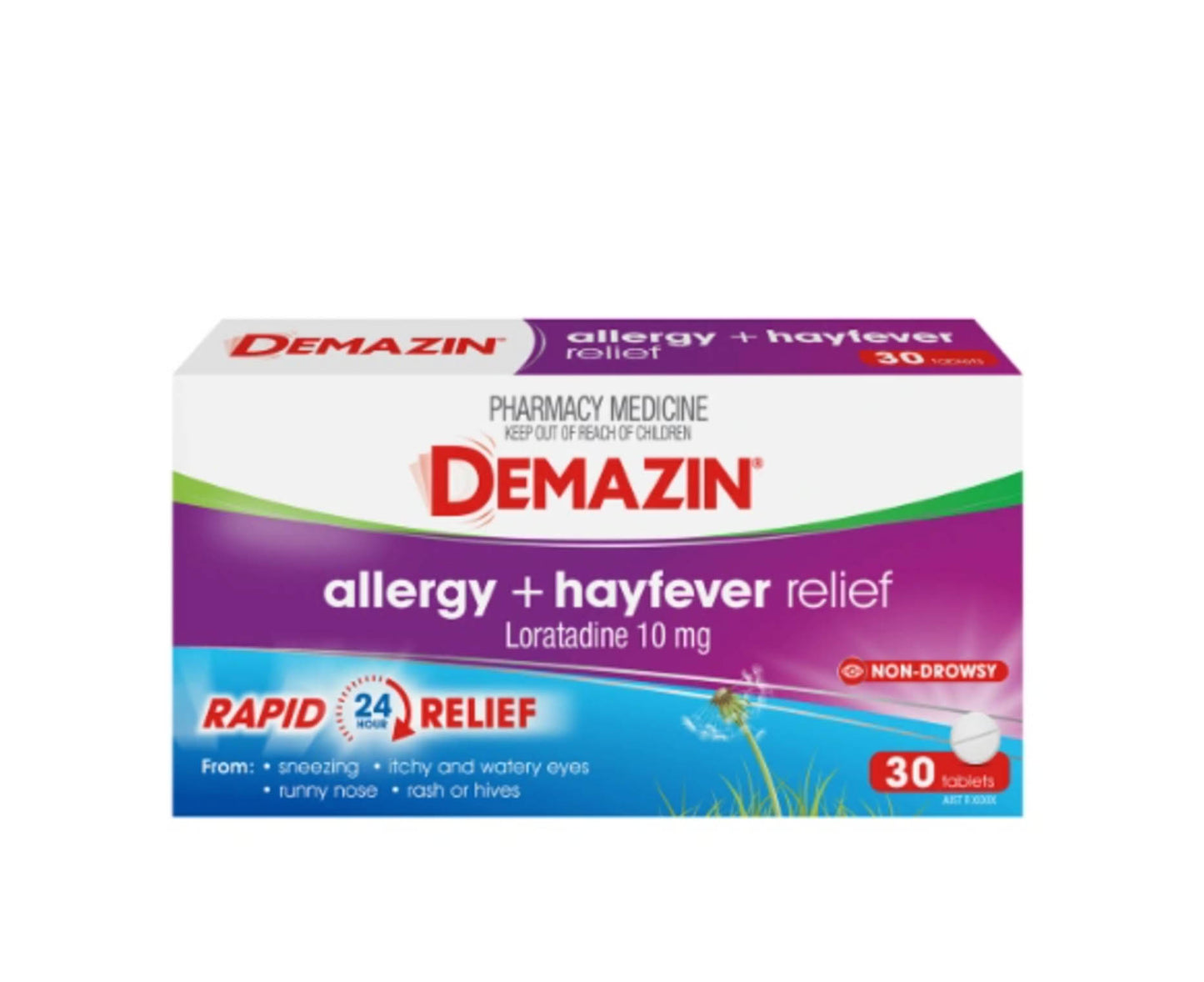 Demazin Allergy + Hayfever Relief Non-Drowsy 30 Tablets