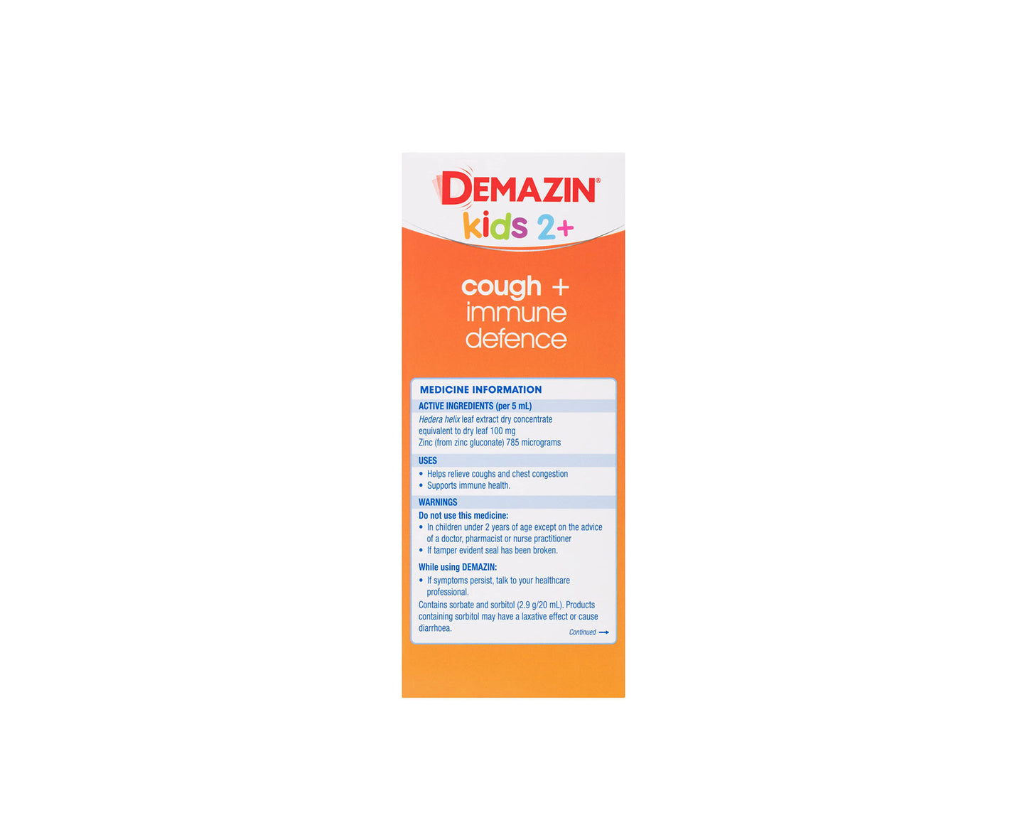 Demazin Kids Cough + Immune Defence Berry Syrup 200mL