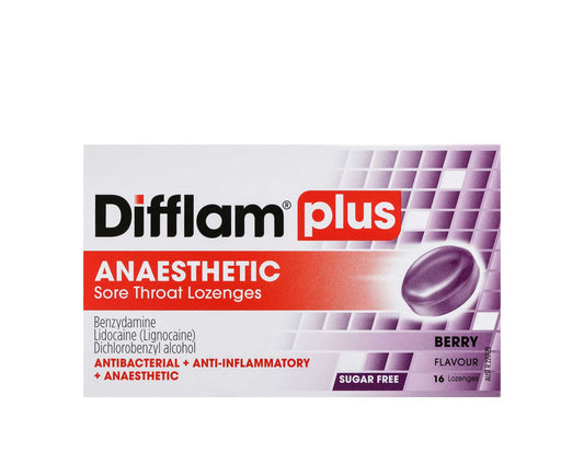 Difflam Plus Anaesthetic Berry Lozenges 16