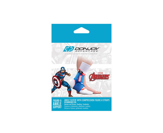 Donjoy Advantage Marvel Figure-8 Ankle Support Captain America - Pediatric